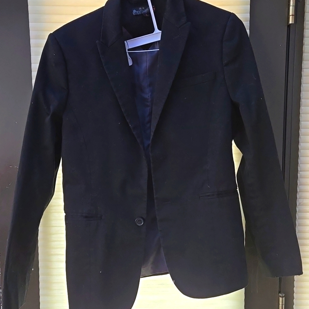 Mens small Guess blazer in black